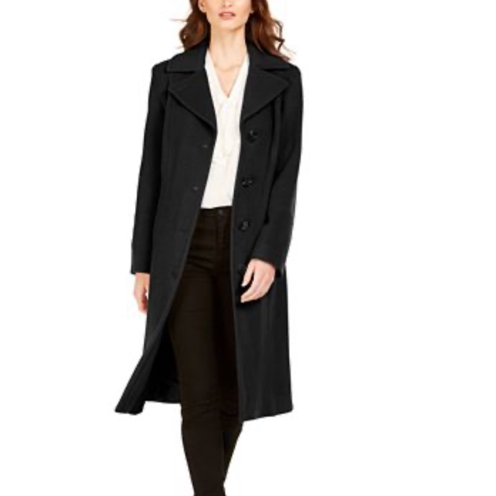 Anne Klein Peacoat MIDI Single Breasted